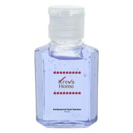 Custom 1 oz. Hand Sanitizer - Lavender Scented with Clear Label