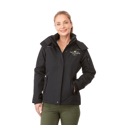 Custom Women's Dutra Waterproof 3-in-1 Jacket - Black