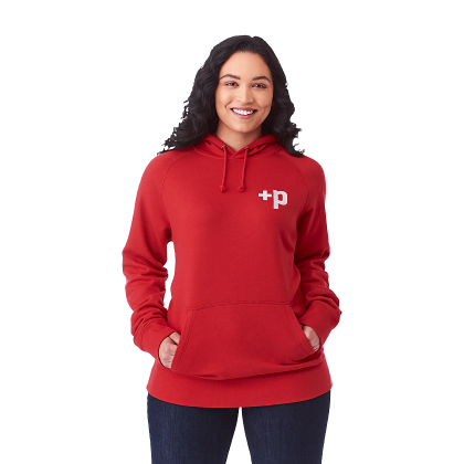 Unisex Dayton Classic Cozy Fleece Hoodie - Team Red with Logo