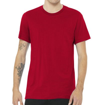 Bella+Canvas Unisex Jersey Short Sleeve Tee - Red
