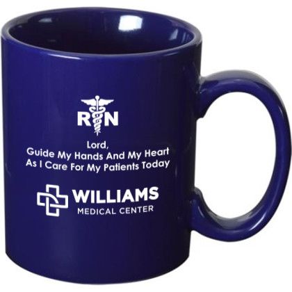 Nurse's Prayer Coffee Mug 11oz - Midnight Blue