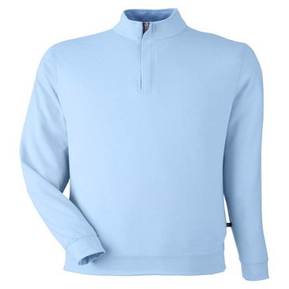 Swannies Golf Men's McKinnon Quarter-zip - Periwinkle Heather