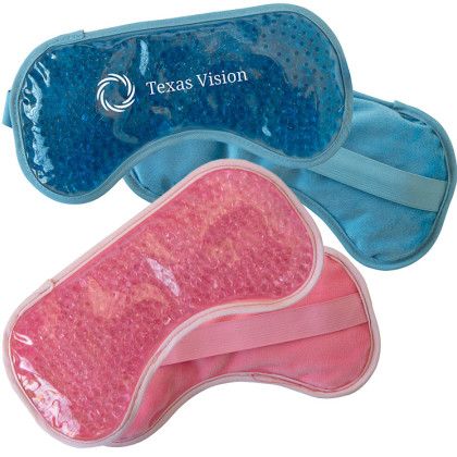 Custom Plush Gel Beads Hot/Cold Pack Eye Mask