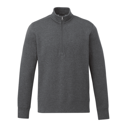 Men's Dayton Classic Fleece Half Zip Pullover - Heather Dark Charcoal