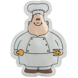 Custom Chef Bert Gel Beads Hot/Cold Pack