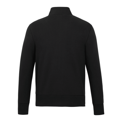 Men's Paddlecreek Sueded Fleece Quarter Zip Pullover - Black (Back)