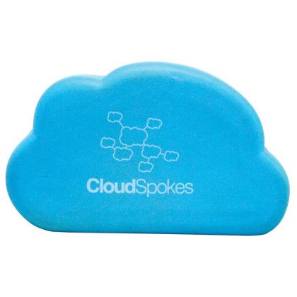 Custom Cloud Stress Reliever - Blue