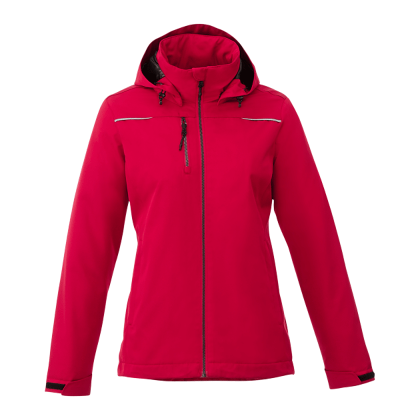 Women's Colton Fleece Lined Waterproof Jacket - Team Red