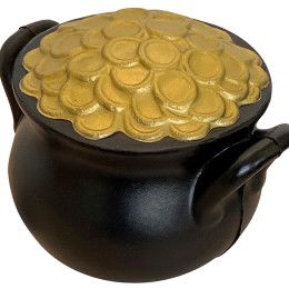 Custom Pot Of Gold Stress Reliever