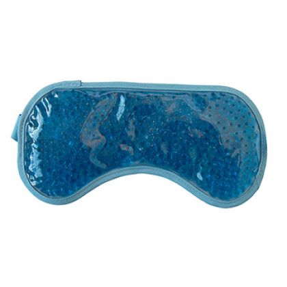 Plush Gel Beads Hot/Cold Pack Eye Mask - Baby Blue