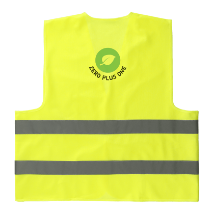 Custom Safety Vest - Back with Logo