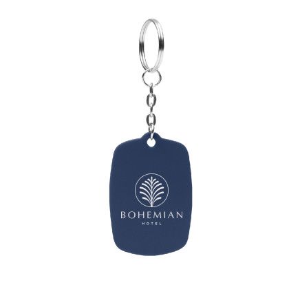 Custom Everton Silicone Key Ring - Navy Blue