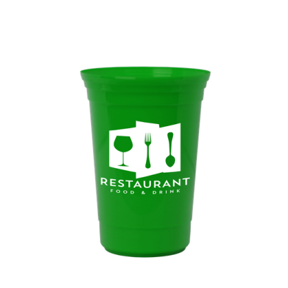 Custom Cups-On-The-Go 20 Oz. Game Cup - Green