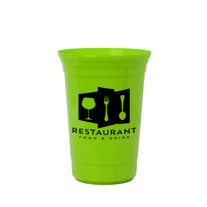 Custom Cups-On-The-Go 20 Oz. Game Cup - Lime Green