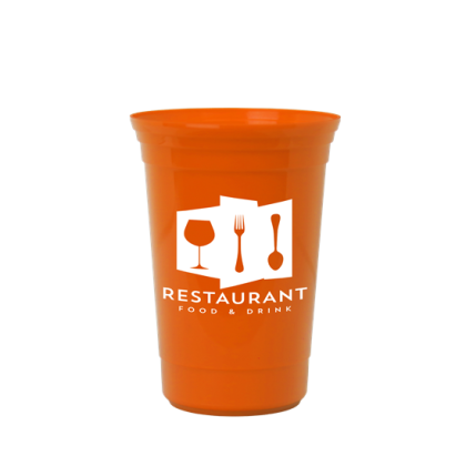 Custom Cups-On-The-Go 20 Oz. Game Cup - Orange