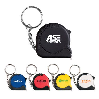 Custom 3 FT Mini Tape Measure With Keychain - Colors