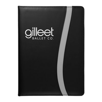 FSC Mix Session Padfolio - Black with Gray FSC Mix Session Padfolio - Black with Gray