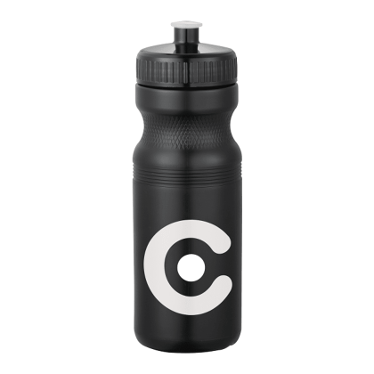 Custom Easy Squeezy Spirit 24 oz Sports Bottle - Black