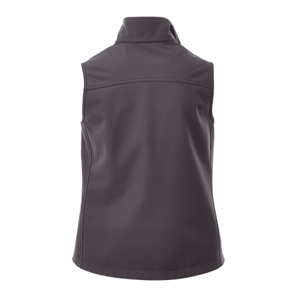 Women's Stinson Softshell Vest - Grey Storm - Back