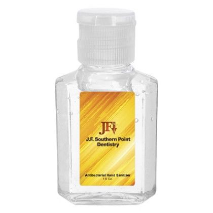 Custom 1 oz. Hand Sanitizer - Unscented with White Label