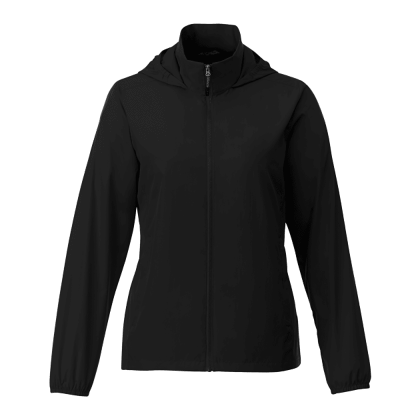 Custom Women's Toba Packable Jacket - Black