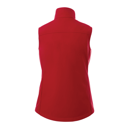 Women's Stinson Softshell Vest - Team Red - Back