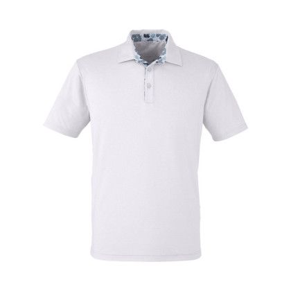 Swannies Golf Men's James Polo - White Heather