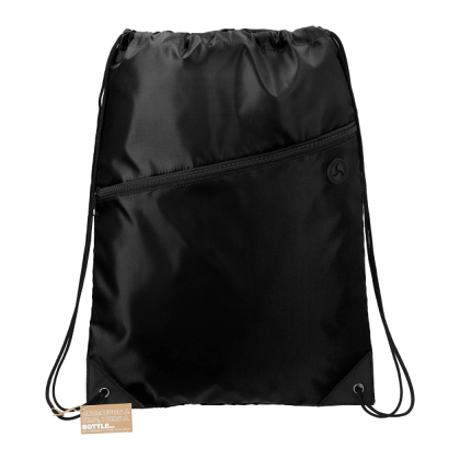 Robin RPET Drawstring Bag - Black