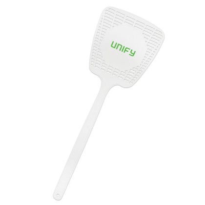 Custom Fly Swatter - White
