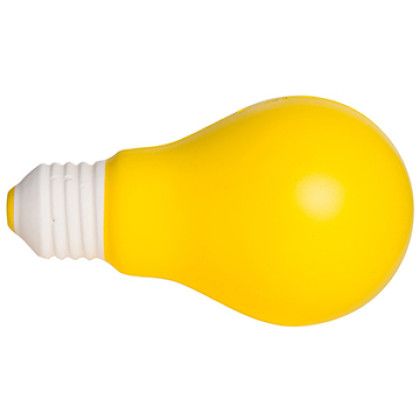 Custom Light Bulb Stress Reliever - Yellow