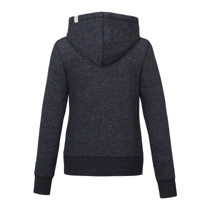 Women's Paddlecreek Full Zip Hoodie with Hidden Pocket - Black Mix - Back