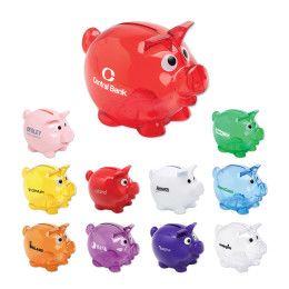 Small Piggy Bank - Colors