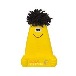 Custom MopToppers Stress Reliever Phone Holder - Yellow