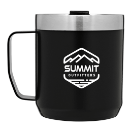 Black Promotional Stanley Legendary Camp Mug 12 oz | Custom Travel Mugs