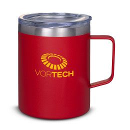 12 oz Vacuum Insulated Coffee Mug - Red
