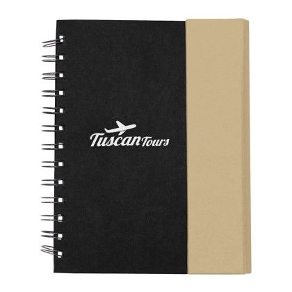 Custom Recycled Magnetic Journalbook - Black