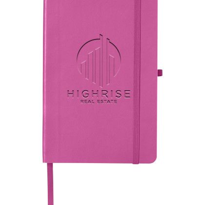 Custom CORE365 Soft Cover Journal - Charity Pink