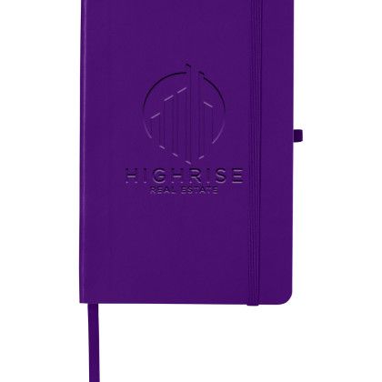 Custom CORE365 Soft Cover Journal - Campus Purple