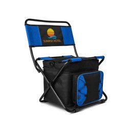 Custom Folding Cooler Chair - Reflex Blue