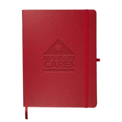 Custom Leeman Tuscany Large Journal - Red