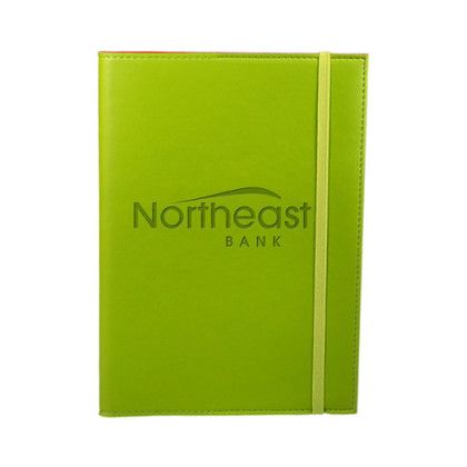 Custom Leeman Tuscany Refillable Journal - Green Custom Leeman Tuscany Refillable Journal - Green