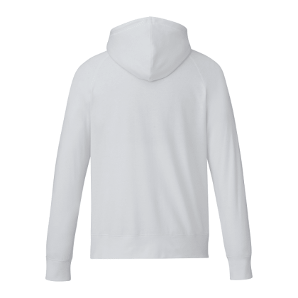 Unisex Dayton Classic Cozy Fleece Hoodie - White (Back)