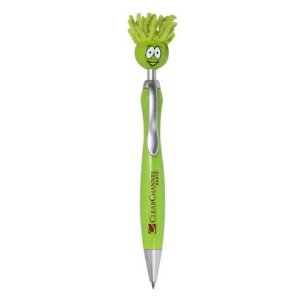 Custom MopToppers Emoti Pen - Lime Green