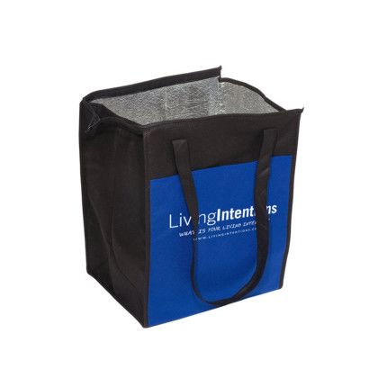 Custom Insulated Grocery Tote - Blue