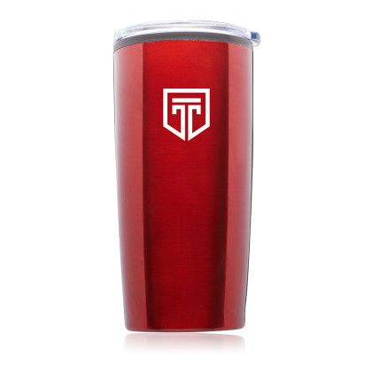 Custom 20 oz. Glacier Plastic Tumblers - Red