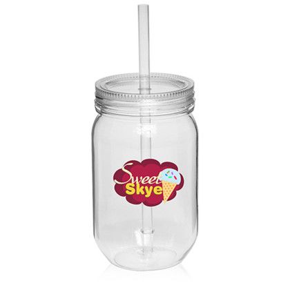 Custom Single Wall Mason Jars - Clear