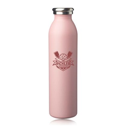 20 oz. Posh Stainless Steel Water Bottles - Light Pink