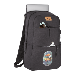 Custom NBN Linden 15 Inch Laptop Backpack - Charcoal