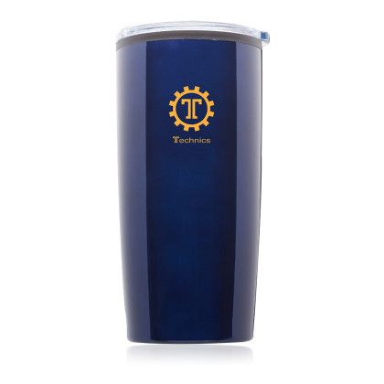 Custom 20 oz. Glacier Plastic Tumblers - Blue