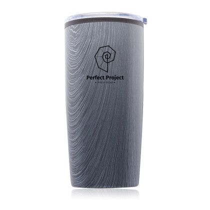 Custom 20 oz. Glacier Plastic Tumblers - Rustic Gray
